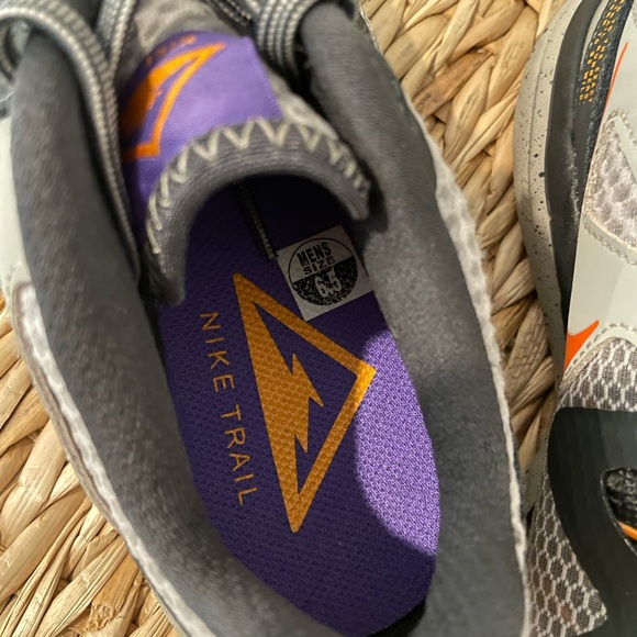 Nike Juniper Trail Mens Size 6.5 Cobblestone Rush Orange Anthracite NWOT - Picture 8 of 9